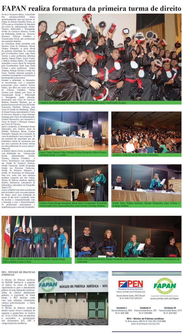 Formatura Fapan