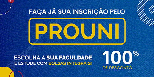 Banner informativo para usar a nota do ENEM e garantir o PROUNI